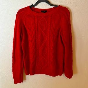 H&M red sweater- lightly used